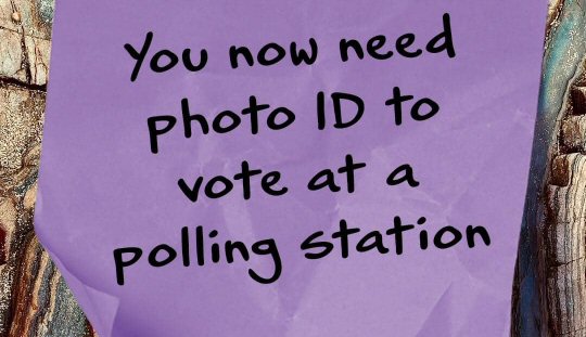 You Now Need Photo ID To Vote At A Polling Station