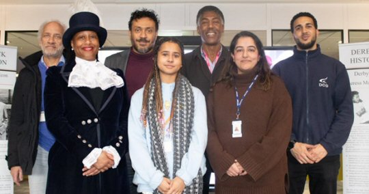 Derby College Group houses the Derbyshire Black History Exhibition
