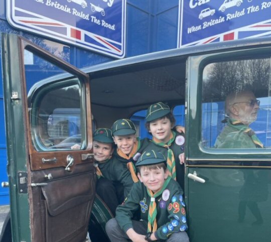 A night at the museum for the 5th Dronfield Hilltop Cubs
