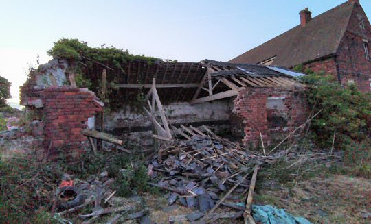 Codnor Castle Heritage Trust - Partial Collapse Of Outbuildings