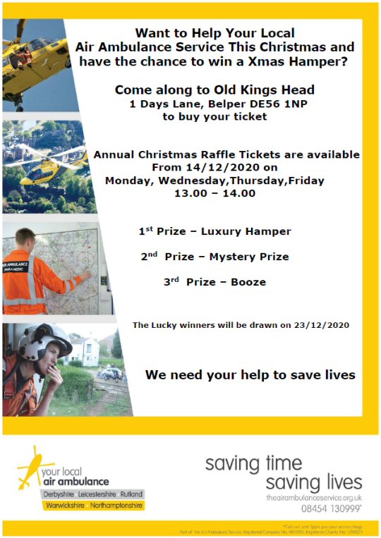 Buy A Raffle Ticket And Help Your Local Air Ambulance Service