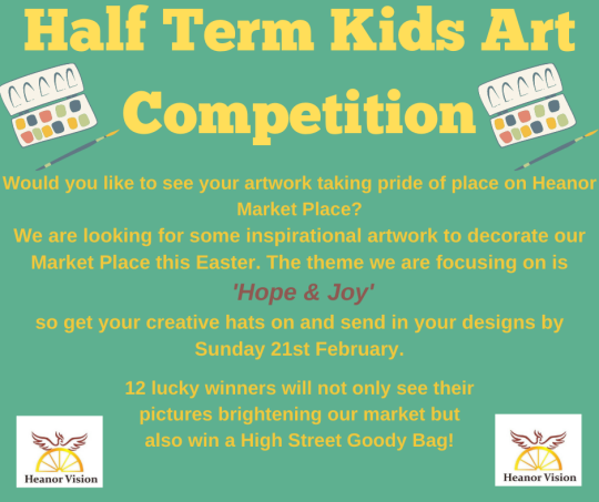 Heanor Vision Hope & Joy art competition.