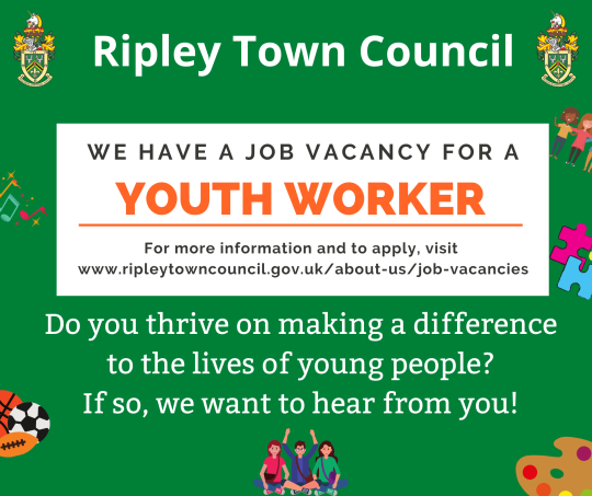 Ripley Town Council Are Looking For A Youth Worker