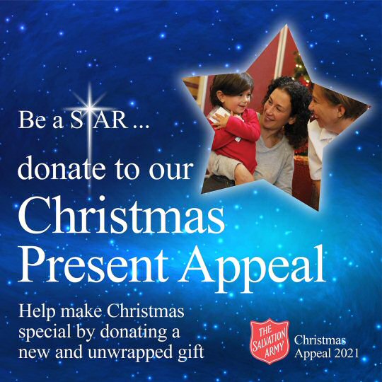 Please support Ripley Salvation Army  Christmas Present Appeal
