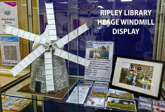 Heage Windmill Display At Ripley Library