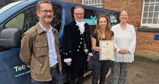 Safe and Sound Ambassador Recognised For Contribution To County
