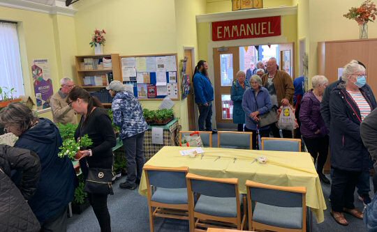 Success of Somercotes Salvation Army Plant Fair and Coffee Morning
