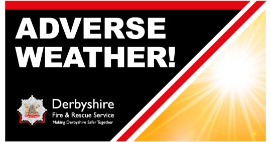 Heatwave and dry weather warning from Derbyshire Fire & Rescue Service
