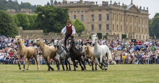 Stunt riders, Star chefs and a Spitfire draw thousands back to Chatsworth Country Fair