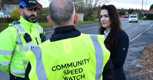 Police and Crime Commissioner honours achievements of Derbyshire's road safety volunteers