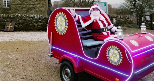 Santa at Heage Windmill