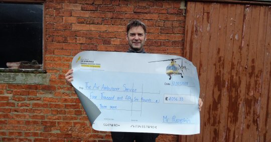 A Huge Smashing Pumpkin Total For Local Air Ambulance From Mr Pumpkin 2023