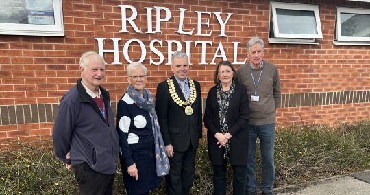 Mayoral commendation for Ripley Hospital's League of Friends
