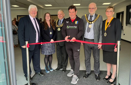 Nigel Clough opens new grassroots sports and community venue in Amber Valley