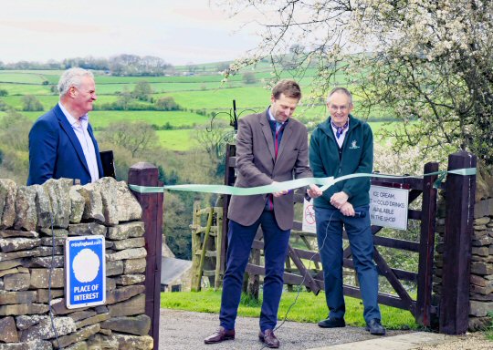 Lord Burlington opens iconic Heage Windmill