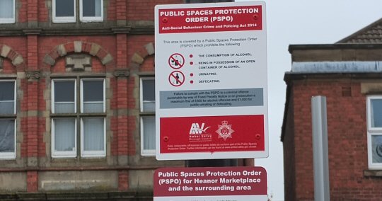 Anti-social behaviour prohibited in Derbyshire town