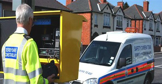 Mobile speed camera locations in Derbyshire during February 2025