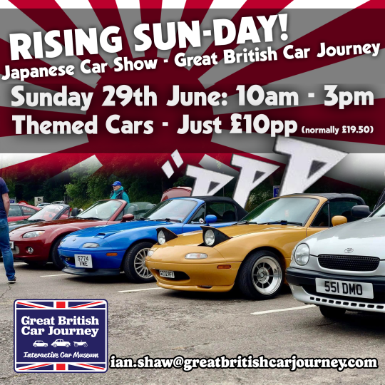 Ambergate Japanese car event June 29th
