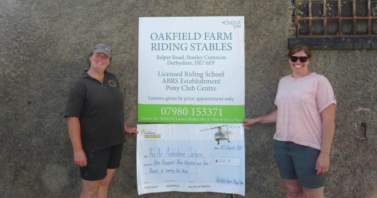 DLRAA & Receives Donations from Oakfield Farm Riding Stables and Pony Club 2025