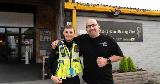 Boxing club fighting back crime in Heanor