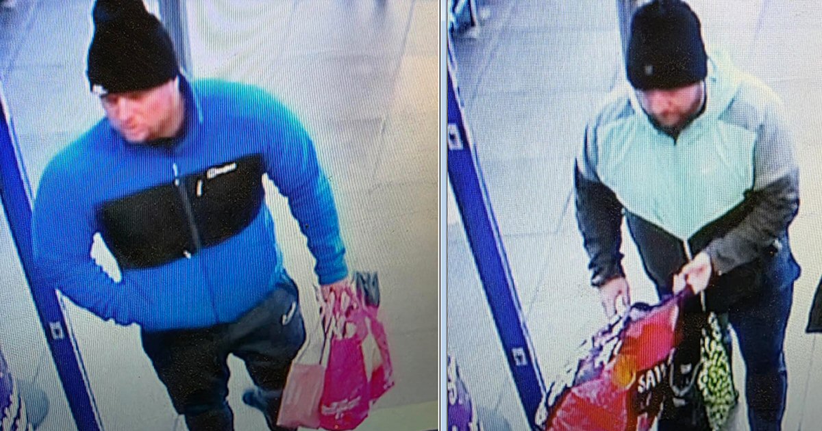 CCTV pictures of two men released following shop theft in Belper