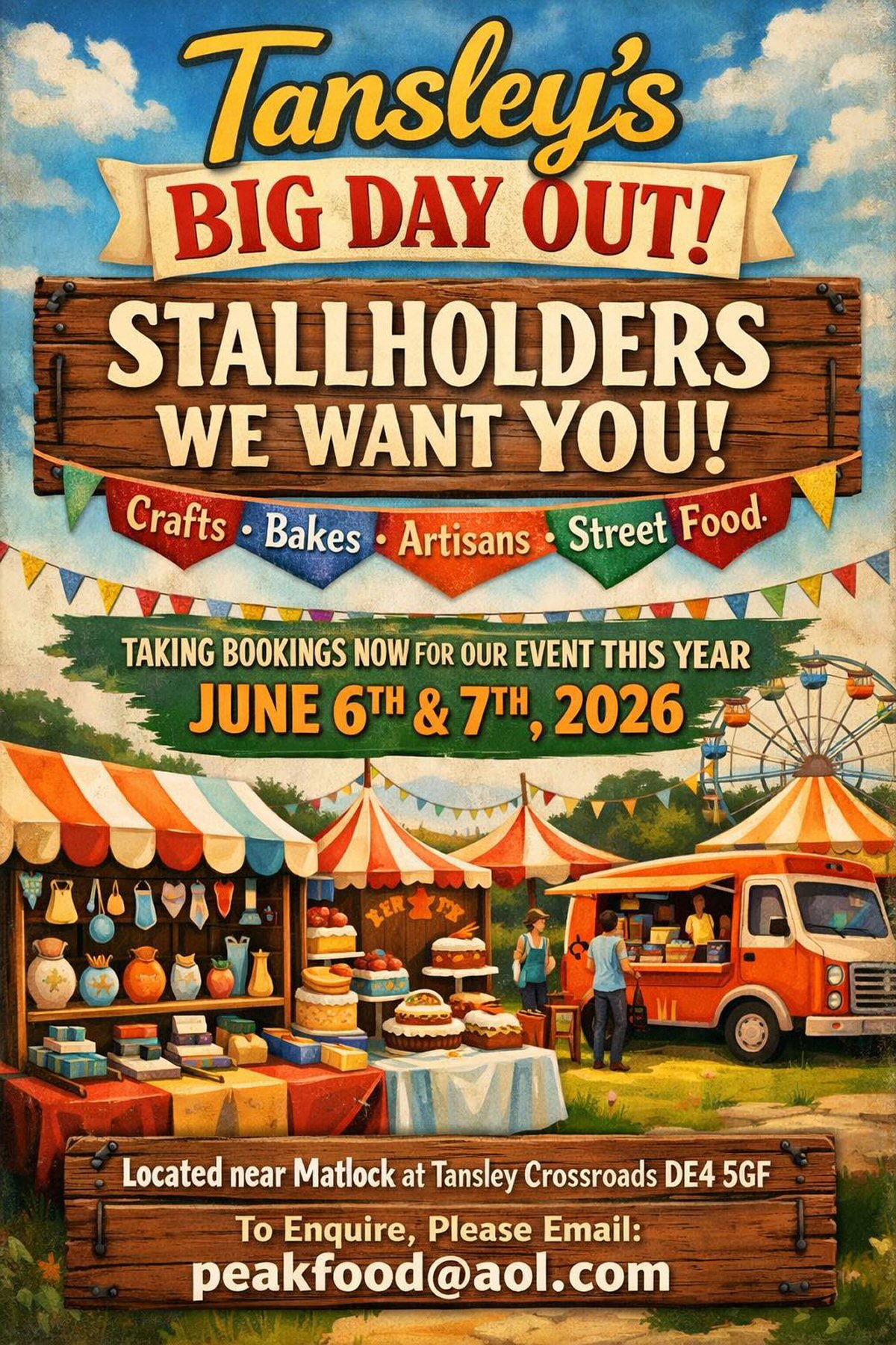 Stallholder Bookings Now Open For The Tansley Big Day Out