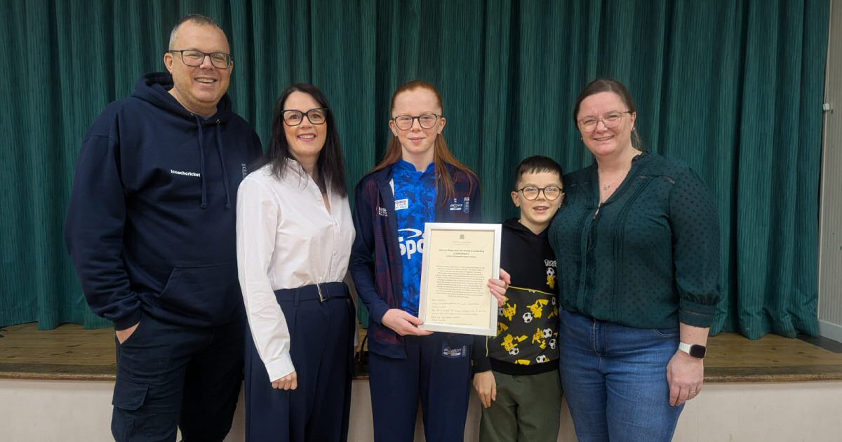 Amber Valley MP Praises 14-Year-Old Cricket World Champion Ahead of South Africa Bid