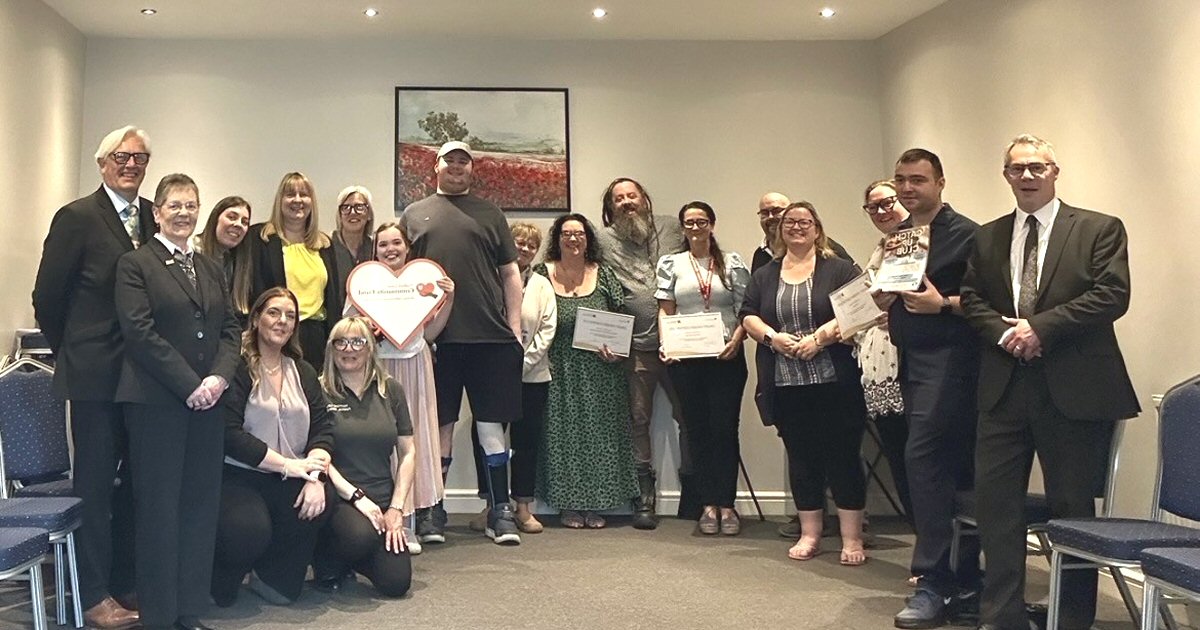 Local charities share community funding from Alfreton and Somercotes funeral directors
