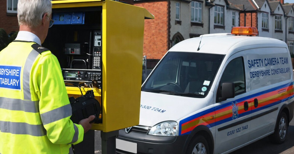 Mobile speed camera locations in Derbyshire during August 2026