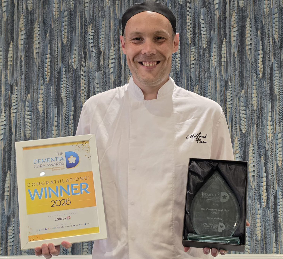 Belper chef wins Creative Nutrition Award for transforming dementia-friendly nutrition