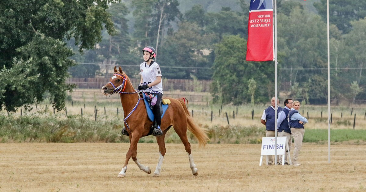 Derbyshire Teenager and Cheeky Arab Partner Win 120km Endurance Challeng
